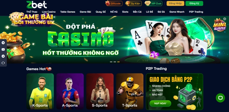 đăng ký Zbet