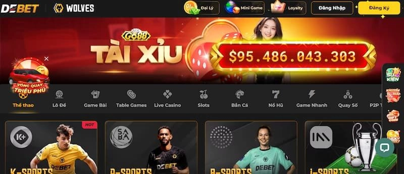 đăng ký Debet cá cược