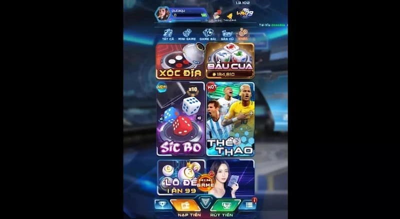 Sản phẩm giải trí tại Win79 